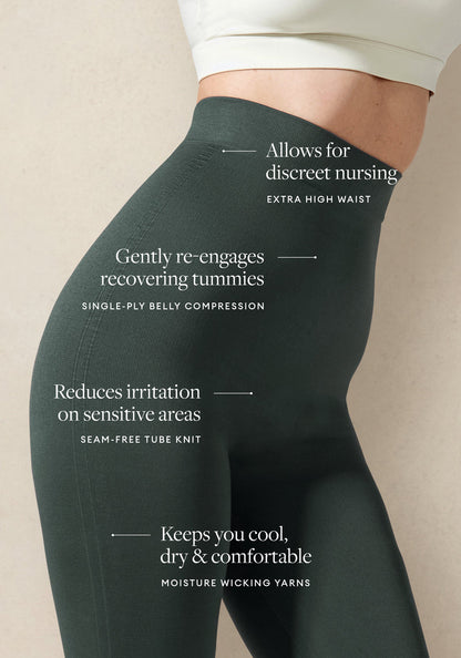 Highwaist Postpartum + Nursing Support Leggings